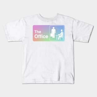 "The Office" Rainbow Pastel Logo Kids T-Shirt